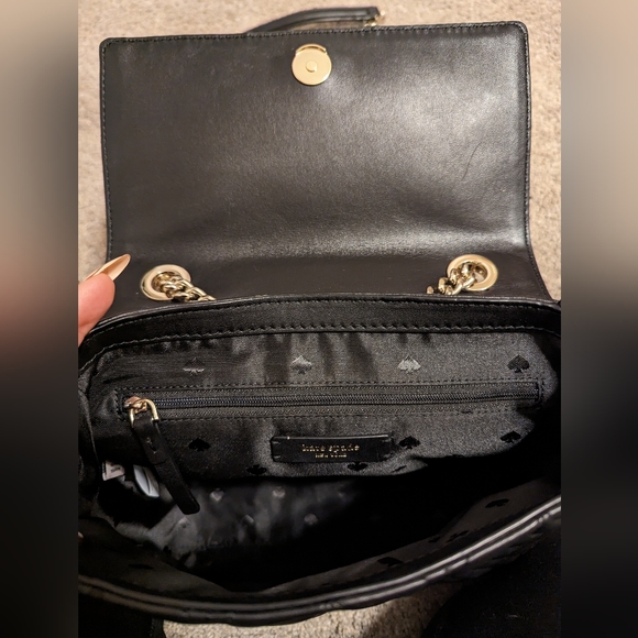 Kate Spade Briar Lane Quilted Black convertible bag - Picture 2 of 4